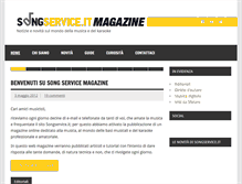 Tablet Screenshot of magazine.songservice.it